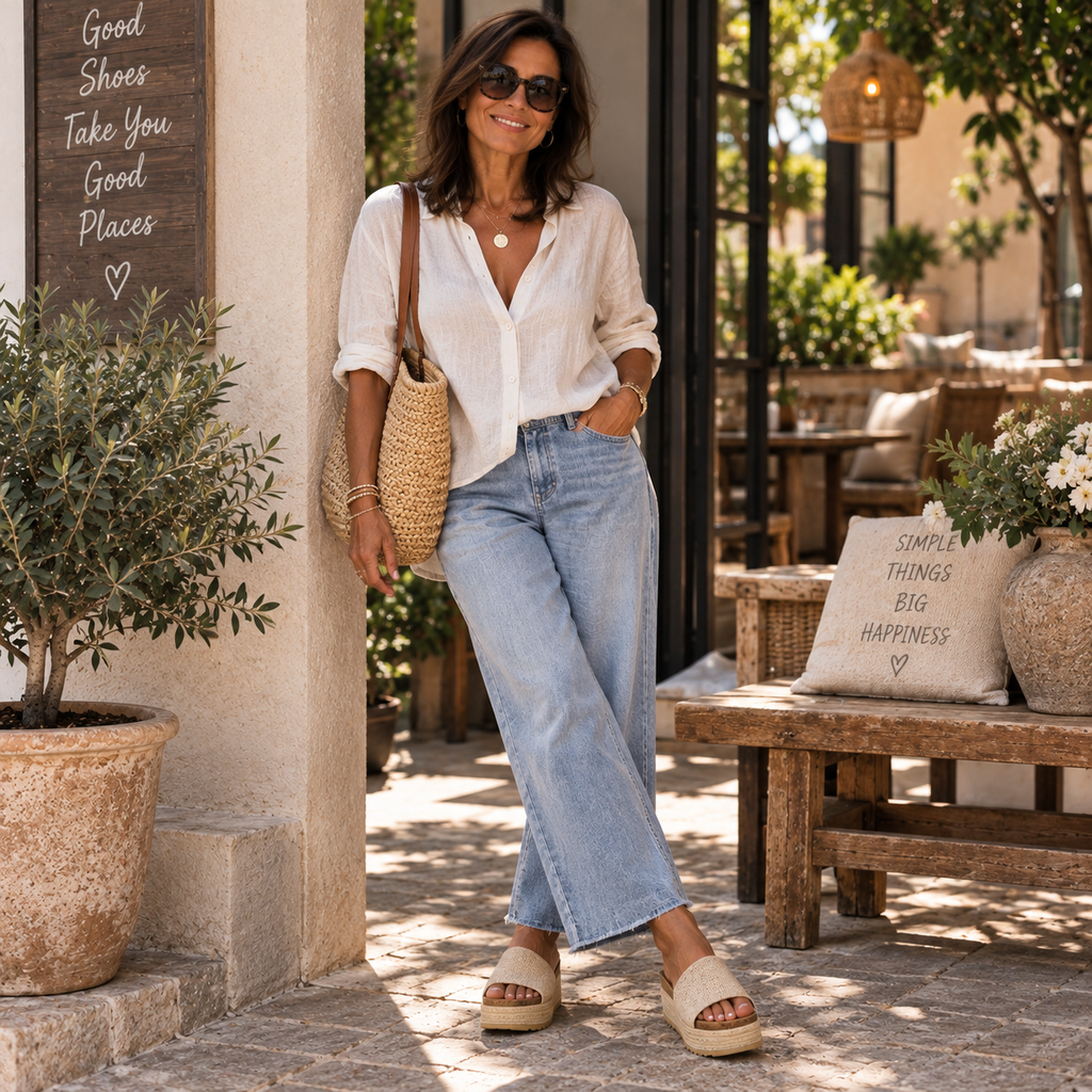Sandale compensée ORIANA